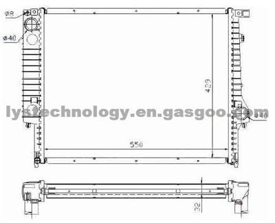 Radiator For BMW -- 17111728908, 17111469179