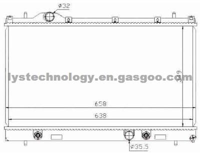 Radiator For Chrysler -- 5014580AA, 5080574AA