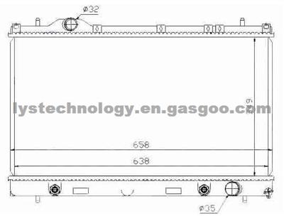 Radiator For Chrysler -- 5019214AA