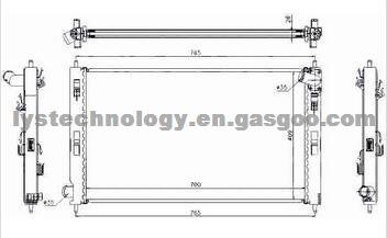 Radiator For Citroen/Mitsubishi/Peugeot -- 1350A50, 1330V1