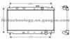 Radiator For Honda -- 19010P72003