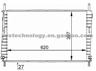 Radiator For Ford -- 1114765,1216262,1S7H8005CC