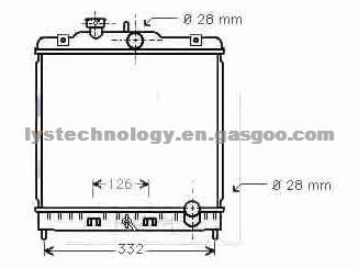 Radiator For Honda -- 19010P01004,19010P08004