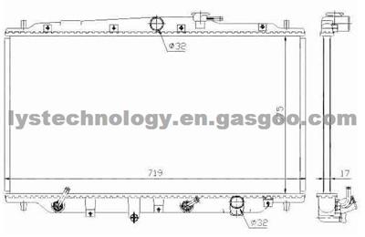 Radiator For Honda -- 19010P14A13,19010P14A11