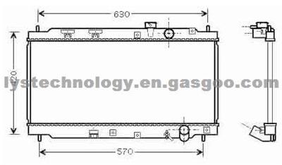 Radiator For Honda -- 19010P72003