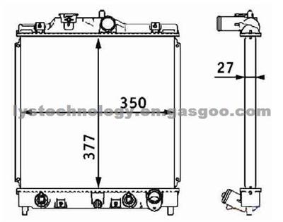 Car Radiator For Honda -- 19010P03902