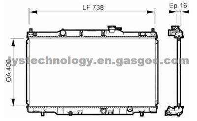 Radiator For Honda -- 19010PNLG01,19010PNLG51