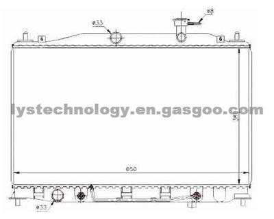 Car Radiator For Hyundai/Accent (LC) 1.6 -- 25310-1E150,25310-1E100