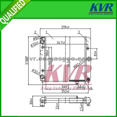 Auto Radiator FOR LADA OKA 1111 OEM 1111.1301012