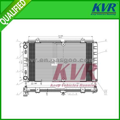 Decorative Panel Radiator FOR LADA Priora (07-) 2170 2171 2172 OEM 2172-1300010-40П