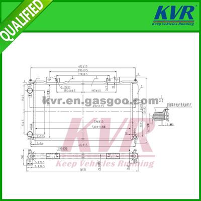 Die-Casting Aluminum Radiato FOR LADA 2170 2171 2172 Priora (07-) OEM 2170-1301012-51П