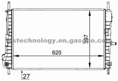 Radiator For Ford -- 1114766,1115769,XS7H8005EB