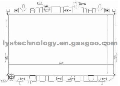 Car Radiator For Hyundai/Elantra XD Coupe 1.6 -- 25310-2D000