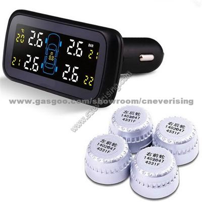 Car Tyre Pressure Monitoring TPMS System Sensors TPMS Valve With Replace Battery Of Internal Sensor