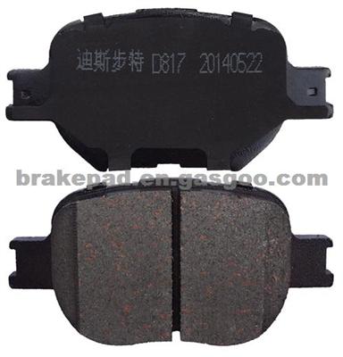 Brake Pad For TOYOTA COROLLA D817