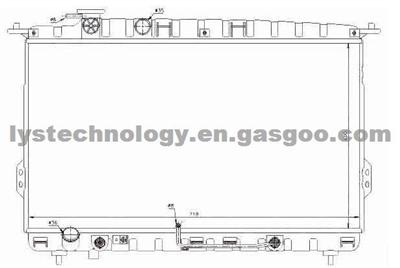 Radiator For Kia -- 253103C050