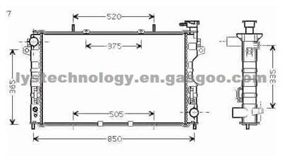 Radiator For Jeep -- 55116858AA