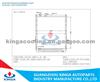 High Efficient Auto Radiator For 'ISUZU NPR 4.8 MT