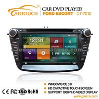 1080P Capacitance Touch Screen Car Dvd Player Car Dvd Gps Car Audio System For Ford Escort