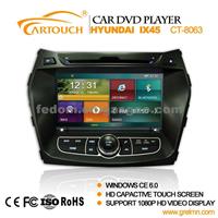 1080 High Definition Capacitive Touch Screen Car Audio For Hyundai IX45,Car Bluetooth MP3 Player