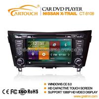 Capacitance Touch Screen Car Dvd Player Car Dvd Gps Car Audio System For Nissan X-Trail/ Qashqai 2013