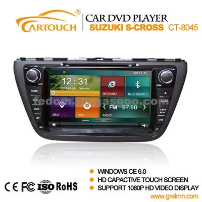 Car Dvd Player With GPS Navigation For Suzuki S-CROSS (CT-8045)