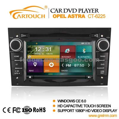 6.2 Inch Gps Navigation For Opel Astra, Double Din Touch Screen Car Stereo For Opel Astra （CT-6225)