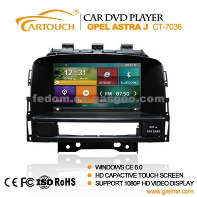 Capacitance Touch Screen Car Dvd Player Car Dvd Gps Car Audio System For Opel Astra J