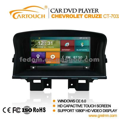 Chevrolet Cruze Car Gps Navigation 7 Inch Bluetooth FM AM Ipod ( CT-7032)