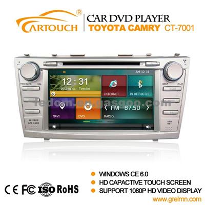 Capacitance Touch Screen Car Dvd Player Car Dvd Gps Car Audio System For Toyota Camry