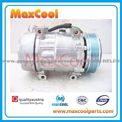 Brand New Sanden 7V16 Air Conditioning Compressor For CITROEN C5 C8 DISPATCH XSARA PEUGEOT 206 607 406 806