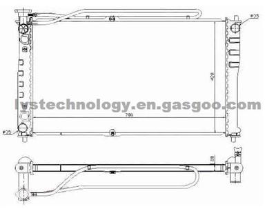 Car Radiator For Kia/Sedona 2.5 -- OK55C-15-200