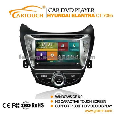 2 Din Car Dvd Player Gps For Hyundai Elantra 2011 (CT-7095)