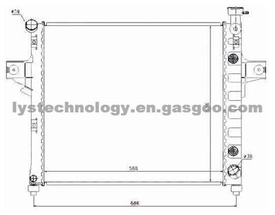 Radiator For Jeep -- 52079883AD