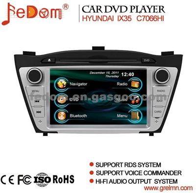 2 Din Car Dvd Player With Radio/ Gps Audio System For Hyundai IX35