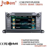 In-Dash Car Audio DVD Player GPS Navigation For Toyota Sienna