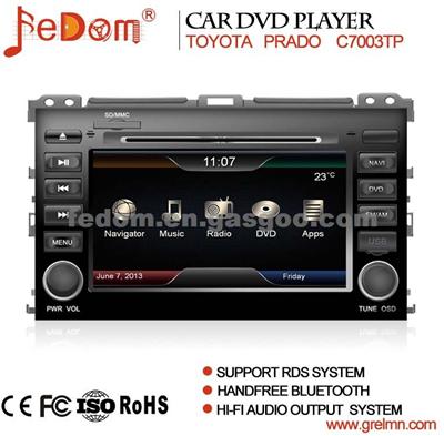 2 Din Car Dvd Player With Radio/ Gps Audio System For Toyota Prado