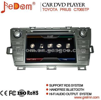 In-Dash Car Audio DVD Player GPS Navigation For Toyota Prius