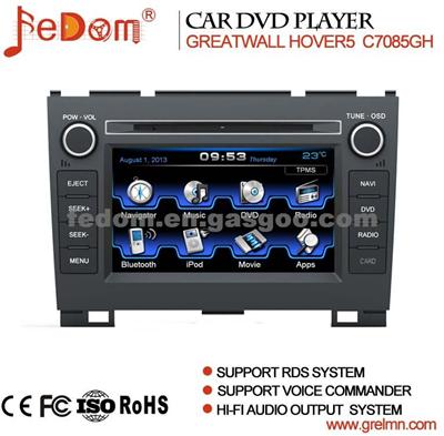 Multimedia Car Stereo DVD Monitor+GPS System Special For GreatWall Hover5 C7085GH