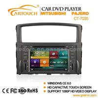 Capacitance Touch Screen Car Dvd Player Car Dvd Gps Car Audio System For Mitsubishi Pajero