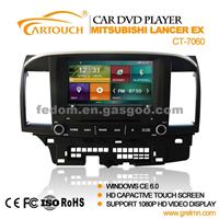 Capacitance Touch Screen Car Dvd Player Car Dvd Gps Car Audio System For Mitsubishi Lancer EX