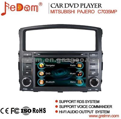 In-Dash Car Audio DVD Player GPS Navigation For Mitsubishi Pajero