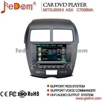 In-Dash Car Audio DVD Player GPS Navigation For Mitsubishi ASX