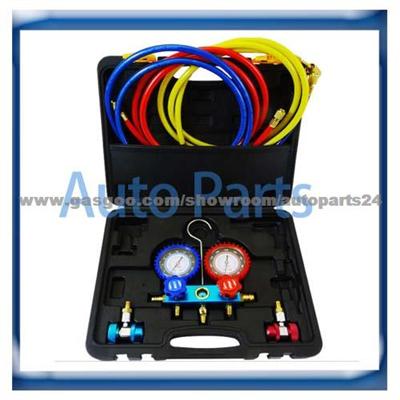 Manifold Gauge Set R134a 134a R22 R12 R410a For Auto Air Conditioning Tool