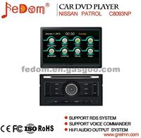 In-Dash Car Audio DVD Player GPS Navigation For Nissan Patrol