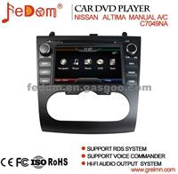 In-Dash Car Audio DVD Player GPS Navigation For Nissan Altima