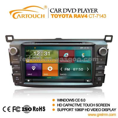 Touch Screen Car Dvd Player Car Dvd Gps Car Audio System For Toyota RAV4 2013