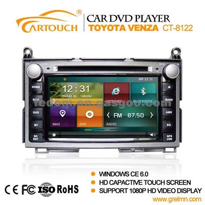 Touch Screen Car Dvd Player Car Dvd Gps Car Audio System For Toyota Venza