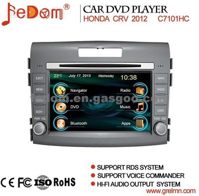 2 Din Car Dvd Player With Radio/ Gps Audio System For Honda CR-V 2012