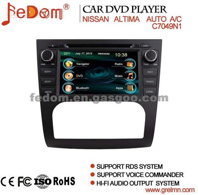 Touch Screen Car DVD Player GPS Nevigation With Bluetooth For Nissan Altima China Car GPS